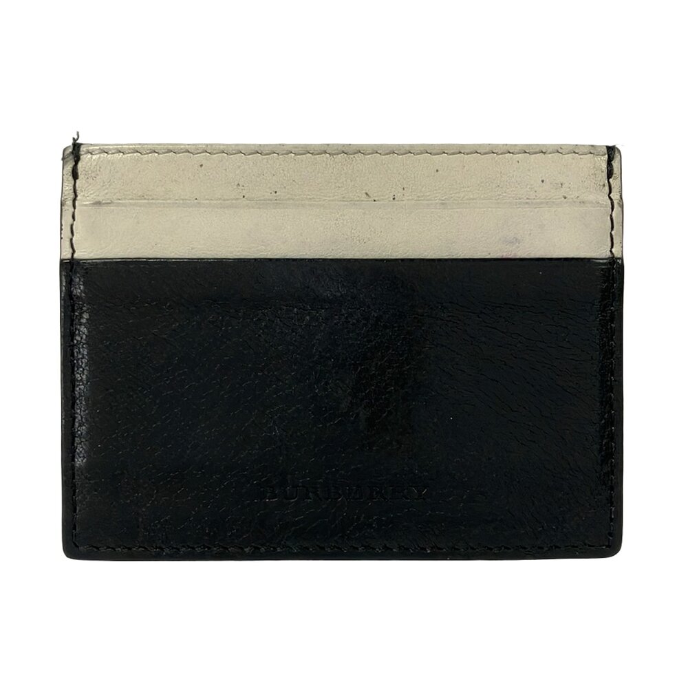 Burberry Card Case Black White